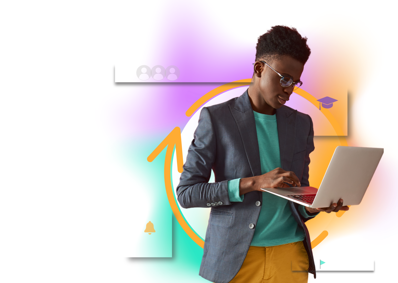 Recruitment platform illustration